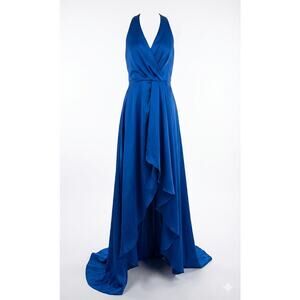 MOOYIOUS Blue dress XL size long ball